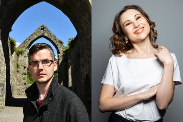 Robert Finegan (left) and Joanna Kacperek (right)