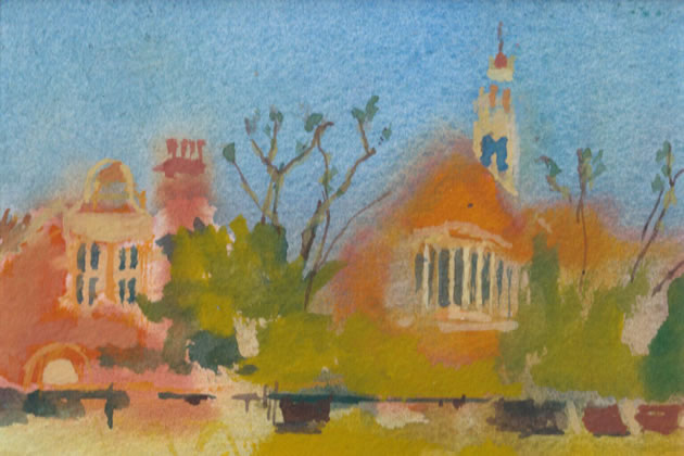 St Michael & All Angels, Spring by Francis Bowyer