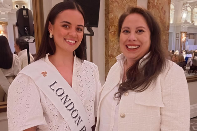 Cllr Gabriella Giles with the 2025 Rose of Tralee’s London Rose Shauna Sammon.