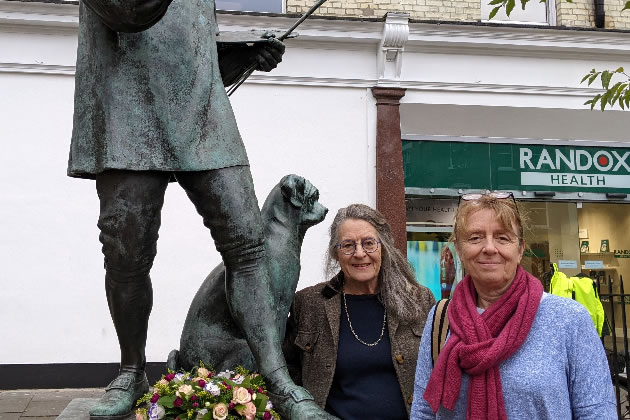 Val Bott, chairman of the Trust and Claire Ireland, trustee (right) 