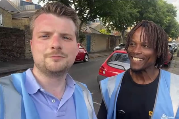 Cllrs Jack Emsley and Cllr Ron Mushiso kitted out for action 