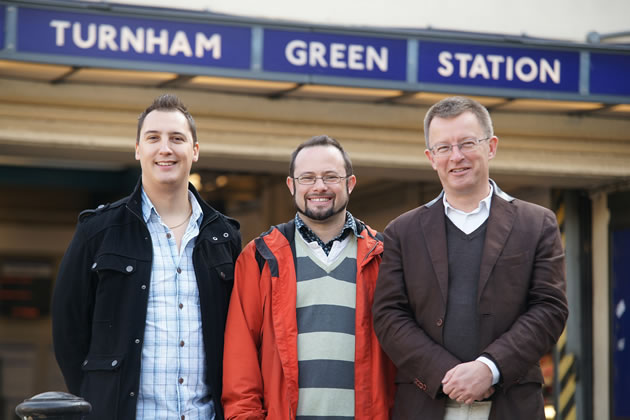 Cllrs Gary Busuttil, Gary Malcolm and Andrew Steed