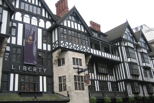 James Tissot ‘The Fan’ 1875, Wadsworth Atheneum Museum of Art, H- Liberty Department Store, London, opened in 1875. Photo: Luis Villa del Campo, Wikimedia Creative Commons