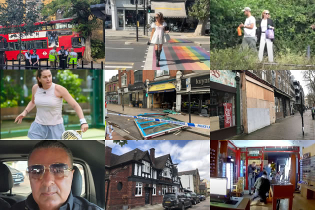 A montage of key events in Chiswick during 2024 