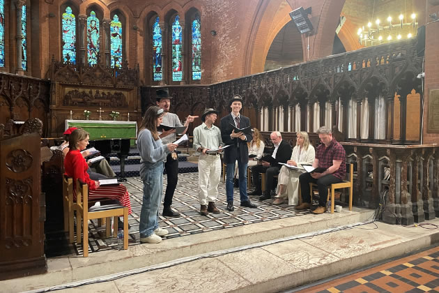 A scriptreading with actors from Persever Productions 