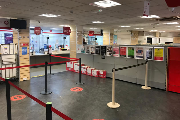 The Post Office says that all previous services have been restored at the reopened branch