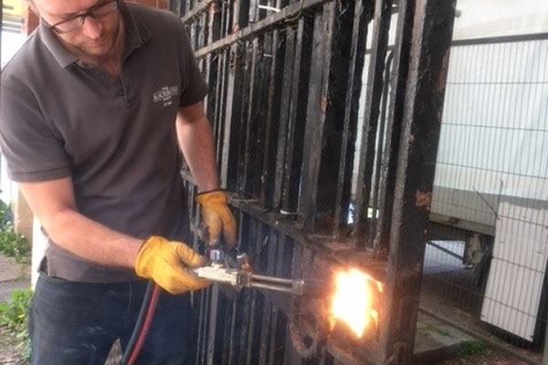 Work Begins on Dukes Meadows Gates Restoration