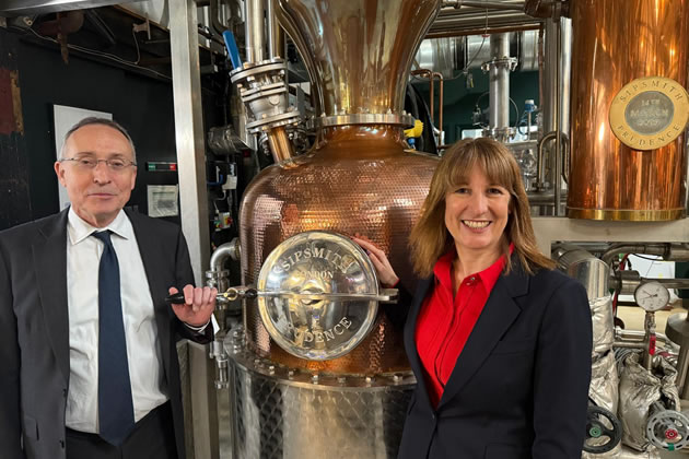 The Chancellor was joined by local MP Andy Slaughter on the visit