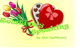 poster of relatively speaking play 