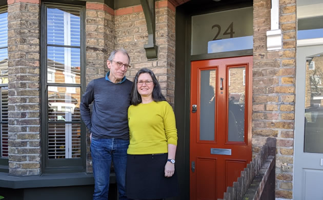 anthony burgess former home residents outside front door