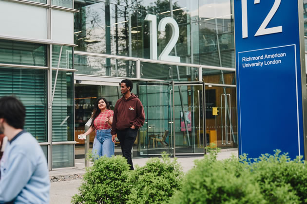 The Richmond American University London is in Chiswick Business Park