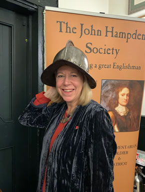 ruth cadbury in helmet