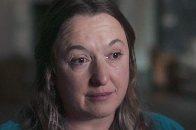 Sarah Smith being interviewed in the Netflix documentary