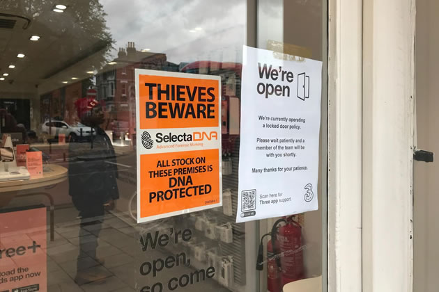 Some Chiswick shops have adopted a locked door policy to tackle theft