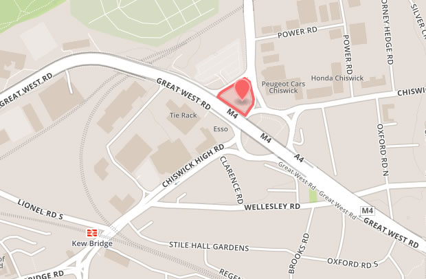 Site of planned Chiswick skyscraper