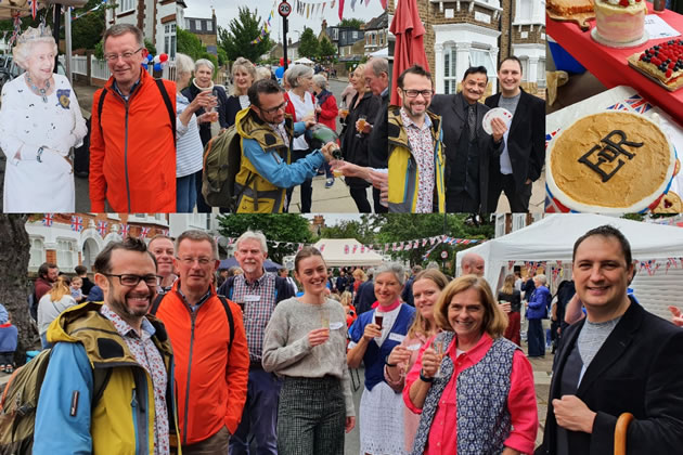 A selection of the parties attended by the councillors