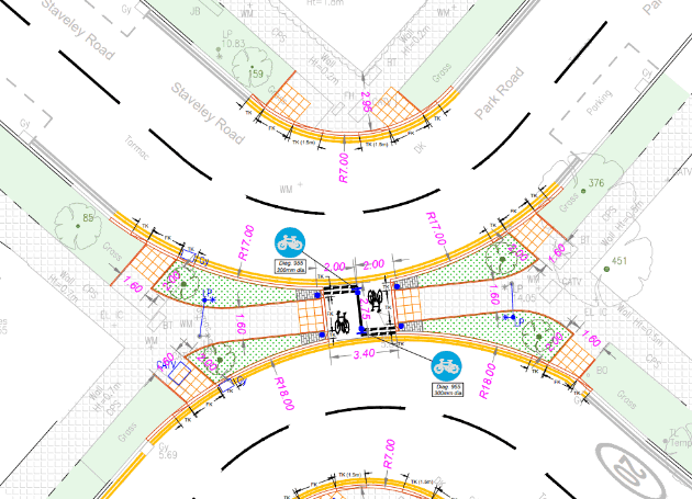 The design for the new Staveley Road barrier. Picture: Hounslow Council