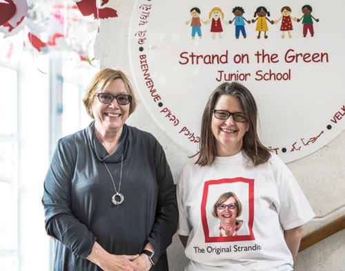strand on the green junior school head sue harrison and deputy ruth woods