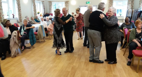 tea dance at Age concern 