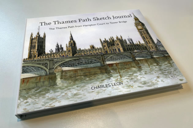 Charles Leon's Thames Path Sketch Journal 