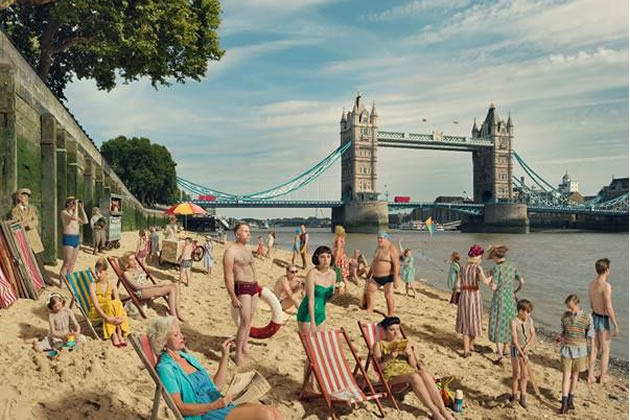 Tower Bridge from the Old Father Thames project by Julia Fullerton-Batten