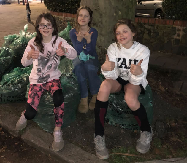 Thumbs up for a job well done 