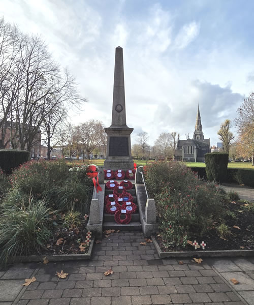 The War Memorial on Turnham Green