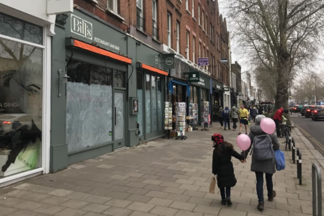 The Bill's premises have been vacant for a long time