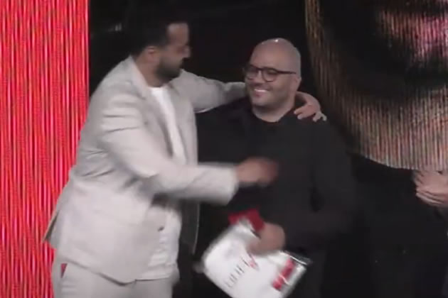 Michele Pascarella is congratulated on his second win