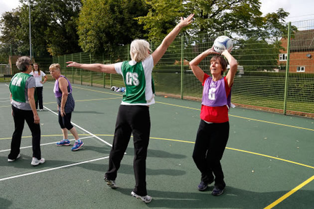 Walking netball is a slower-paced version of traditional netball. Picture: Active in the Community 