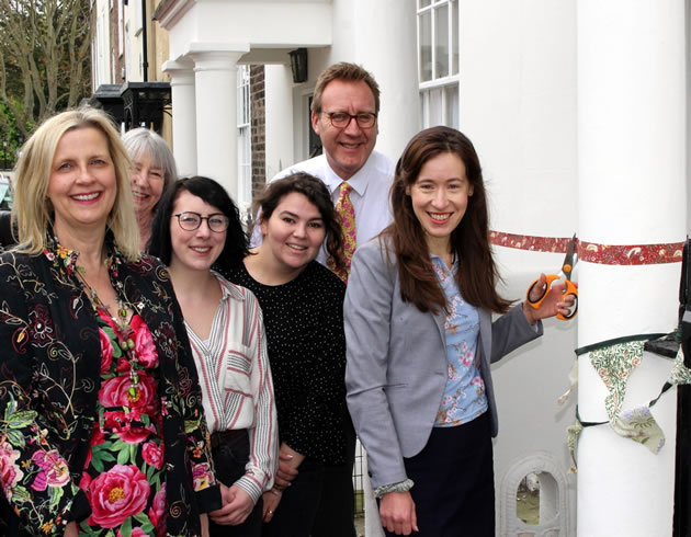 the team at the Emery Walker house Hammersmith.